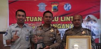 Satlantas Polres Karanganyar menyandang predikat terbaik tingkat nasional kategori polres tingkat I dalam ajang IRSMS