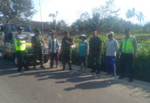 Pak Polisi dan Pak Tentara Matesih Lakukan Patroli Gabungan