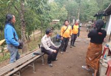 AKP Handoyo SH lakukan Pemantauan Situasi Terkini Terkait Kebakaran Hutan Lawu