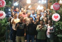 Guyub Rukun Wartawan Bersama Polres Karanganyar Dalam HPN 2020