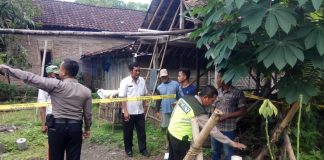 Diduga Mengeluarkan Gas Mudah Terbakar Polisi Gondangrejo Gerak Cepat Amankan Lokasi Sumur Bor