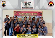 “Journalist hunter crime (JHC)” Terobosan Kreatif Polres Karanganyar Sesuai Program Prioritas Kapolri