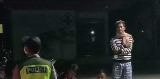 Patroli Polsek Karanganyar Tak Lelah Himbau Sekelompok Pemuda Cegah Covid 19