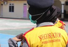 Pengamanan Penyampaian Aspirasi, Polres Karanganyar Kedepankan Negosiator Polwan, Ini Tujuannya