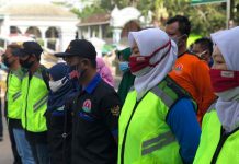 Bersama Relawan Sejuk Jumantono, Bantu Sukarela Tertibkan Masyarakat Protokol Kesehatan