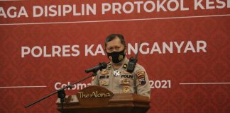 Polres Karanganyar Konsisten ! Memutus Penyebaran Covid-19 Dengan Hotel Siaga Candi (HSC)