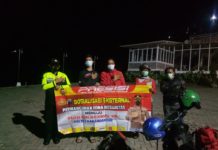 Bhabinkamtibmas Polsek Tawangmangu Sosialisasikan Zona Integritas