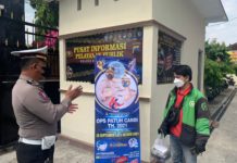 Operasi Patuh Candi Tahun 2021 Ipda Teguh Brikan Himbauan Tukang Ojek Online