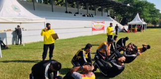 Tes Kesamaptaan Jasmani Polres Karanganyar, Tetap Menerapkan Protokol Kesehatan