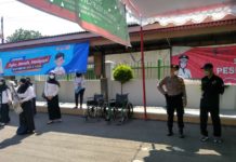 Awasi Prokes Dalam Pengamanan Tes Kopetensi Seleksi ASN Formasi Tahun 2021, Polsek Gondangrejo