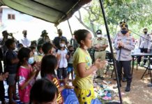 Bentuk Empati Kapolda Jateng Dengan Turun Di Tengah Korban Bencana Gempa Bumi