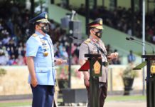 Kunjungi Magelang, Panglima TNI dan Kapolri Tutup Pendidikan Dasar Taruna Akademi TNI dan Akademi Kepolisian
