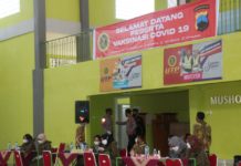 Polres Karanganyar dan Biddokkes Polda Jateng Laksanakan Vaksinasi Di Karanganyar