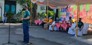 Polres Karanganyar Amankan Dan Awasi Prokes Dalam Pelaksanaan Lomba Lari 10 K Dalam Rangka HUT DPRD Kabupaten Karanganyar