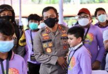 Beri Dukungan Psikososial Untuk Anak-anak Terdampak Covid-19 Polda Jateng Gelar Webinar dan Bakti Sosial