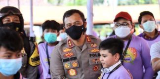 Beri Dukungan Psikososial Untuk Anak-anak Terdampak Covid-19 Polda Jateng Gelar Webinar dan Bakti Sosial