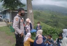 Wisatawan Meningkat, Polsek Ngargoyoso Patroli Protokol Kesehatan