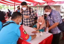 Polda Jateng Targetkan Vaksinasi 49.700 Dosis Per Hari