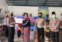 Ops Zebra Candi, Polres Karanganyar Gelar Bansos Dan Doa Bersama Dengan Anak Yatim Piatu