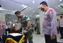 Bertemu Panglima, Kapolri Pastikan Sinergitas dan Soliditas TNI-Polri Ditingkatkan