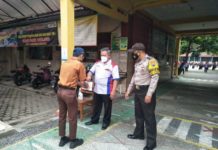 PTM Dimulai, Polsek Colomadu Cek Pelaksanaan Prokes Di SMK Adi Sumarmo Antisipasi Klaster Baru