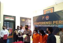 Main – Main dengan Narkotika Dua Wanita ini Digelandang ke Satreskrim Polres Karanganyar