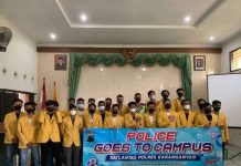 Sosialisasikan Keselamatan Berlalulintas Di Kalangan Mahasiswa, Sat Lantas Polres Karanganyar Goes To Campus