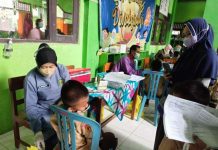 Vaksinasi Masal Yang Di Gelar Polres Karanganganyar Capai Sasaran 747 Orang