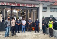 Himbauan Taat Prokes Digelar Polres Karanganyar Di Tempat Ibadah Dan Di Alun – Alun Karanganyar