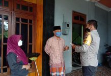 Bhabinkamtibmas Girimulyo Polsek Ngargoyoso Melakukan Tracing Warga Yang Terpapar Covid-19