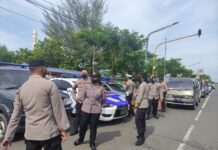 Akhir Pekan, Siaga Polres Karanganyar Patroli Pusat Keramaian