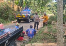 Blue Light Patrol Siang Hari Polsek Jatipuro, Cegah Gangguan Kamtibmas