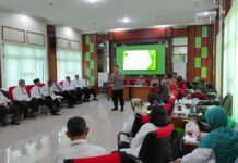 Sat Binmas Polres Karanganyar Sampaikan Himbauan menjelang Pilkades, pada Jajaran Kemenag Kabupaten Karanganyar