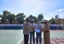 Di SMA N 1 Kebakkramat, Kasi Hukum Polres Karanganyar Berikan Imbauan Kamtibmas