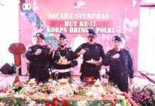 Dihadiri TNI Hingga Sesepuh, Satbrimob Polda Jateng Gelar Tasyakuran HUT Brimob ke 77