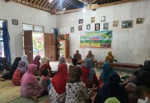 Menjelang Bulan Ramadhan, Sat Binmas Polres Karanganyar Sampaikan Ini Kepada Para Ibu PKK Desa Bangsri