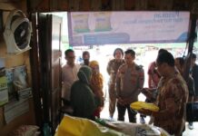Kapolres Karanganyar, Cek Ketersediaan Bahan Pangan Di Pasar Tradisional Menjelang Bulan Ramadhan