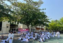Tingkatkan Kemampuan dan Persiapan Ujian Kenaikan Pangkat, Personel Polres Karanganyar Latihan Beladiri