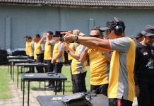Semarak Hari Bhayangkara Ke 78, Polres Karanganyar Gelar Lomba Menembak