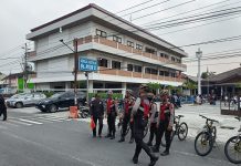 Jaga Situasi Tetap Kondunsif, Satuan Samapta Polres Karanganyar Gelar Patroli Bersepeda di CFD