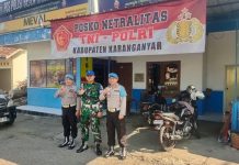 Jaga Netralitas Personel, TNI Polri Dirikan Posko Netralitas