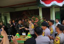 HUT TNI ke-79, Polres Karanganyar Beri Kejutan Ke Kodim 0727 Karanganyar, Batalyon Infanteri 413, Brigif-6/Tri Shakti Balajaya dan Lanud Adi Soemarmo