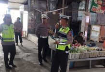 Sosialisasi Ops Zebra Candi 2024 Sasar Masyarakat di Pasar Tegalgede