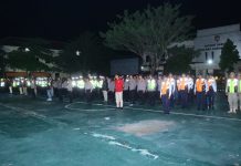 Polres Karanganyar Gelar Apel Pengamanan Malam Takbir, Himbau Masyarakat Patuhi Larangan Takbir Keliling