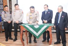 Teken MOU dengan UMUKA, Wujud Komitmen Polri Dalam Mendukung Program 4 Asta Cita Pemerintah RI