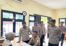 17 Taruna Akpol TK.1/59 Yon Bhayangkara Dharma Tahun 2025 Tiba di Polres Karanganyar Dalam Rangka Pelaksanaan Latja