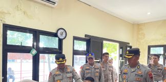 17 Taruna Akpol TK.1/59 Yon Bhayangkara Dharma Tahun 2025 Tiba di Polres Karanganyar Dalam Rangka Pelaksanaan Latja