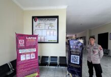 Polres Karanganyar Sosialisasikan SP4N LAPOR di Berbagai Layanan Publik Polres Karanganyar