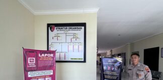 Polres Karanganyar Sosialisasikan SP4N LAPOR di Berbagai Layanan Publik Polres Karanganyar