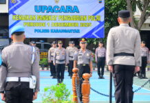 Upacara Kenaikan Pangkat Penghargaan Digelar, Wujud Apresiasi Polri Atas Loyalitas Personel